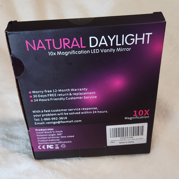 Touch Control Vanity Mirror with Light - Picture 3 of 3